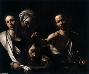 Salome Mit Dem Kopf Des Johannes Baptist — Karavaggio