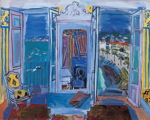 Window Opening On Nice — Jean Dufy