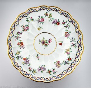 Dessert Dish — Richard Champion's Bristol Porcelain Factory