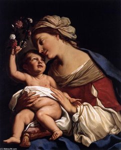 Sant'anna, La Vergine E Il Bambino Con L'agnellino — Elisabetta Sirani