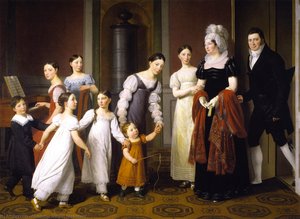 The Nathanson Family — Кристофер Вилхелм Екерсберг