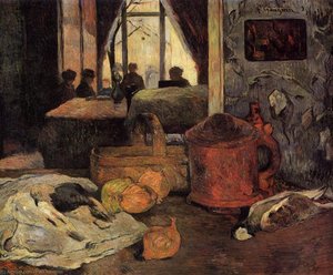 Still Life In An Interior, Copenhagen — Eugène Henri Paul Gauguin