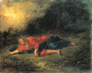 The Agony In The Garden, Eugène Delacroix, 1851 — Eugène Delacroix