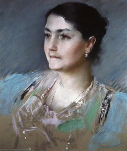 Portrait Of Mrs. William Chase — William Merritt Chase