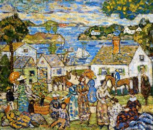 New England Harbour — Maurice Brazil Prendergast