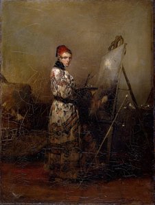 Self-portrait — Alexandre Gabriel Decamps