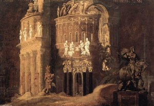 Landscape With Roman Ruins — François De Nomé