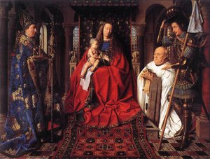 Die Jungfrau Mit Dem Kleriker Van Der Paele — Jan Van Eyck