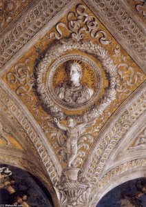 Ceiling Decoration (detail) — Andrea Mantegna