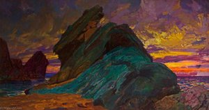 Sunset Off The Lleyn Peninsula — Christopher Williams
