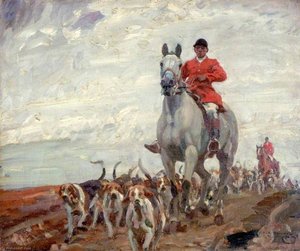 Auf Dem Weg Zur Jagd — Sir Alfred James Munnings