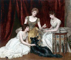 The Three Daughters Of William Reed — John Maler Collier