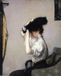 Preparing For The Matinee — Edmund Charles Tarbell