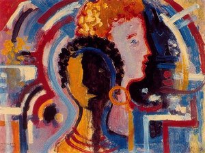 Study For Tapestry Venus Black Venus White — Josep Mompou Dencausse