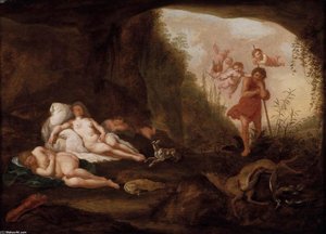 Diana And Her Nymphs — Abraham Van Cuylenborch