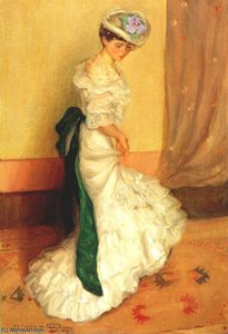 The Green Sash — Frederick Carl Frieseke