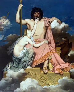 Giove E Tetide — Jean-auguste-dominique Ingres