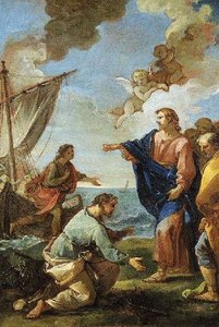 La Vocation De Saint Pierre, Esquisse — Charles-joseph Natoire