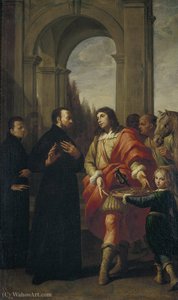 Saint Gaetano Refuses Offerings From Count Antonio Caracciolo D’oppido — Andrea Vaccaro