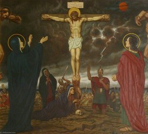 Jesus Dies Upon The Cross (part Of ‘stations Of The Cross’) — Edward Arthur Fellowes Prynne