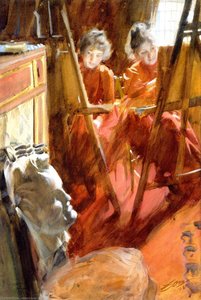 The Schwartz Girls — Anders Zorn