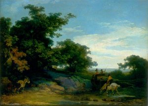 Landscape With Travellers — Philip James De Loutherbourg