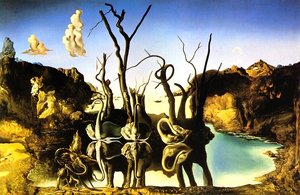 Swans Reflecting — Salvador Dalí