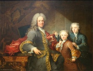 Mr. Saint-cannat And Children — Robert Le Vrac De Tournières