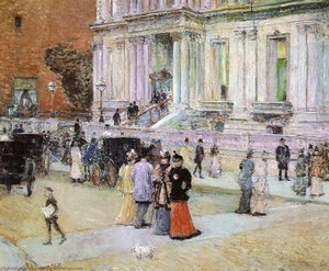The Manhattan Club — Frederick Childe Hassam