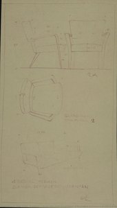 4 Armchairs. 1 Bench. Office Of The Vice President (of The Academy Of Sciences Of The Gdr In Berlin) — Franz Ehrlich
