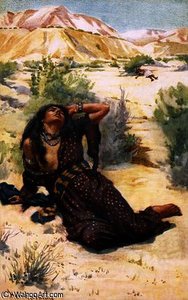Hagar And Ishmael — Harold Copping