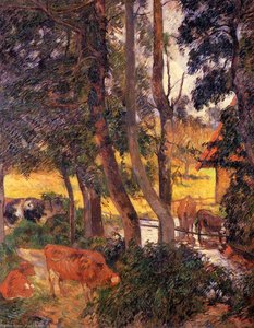 Vacile La Apă — Paul Gauguin