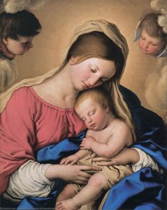 The Sleep Of The Infant Jesus — Giovanni Battista Salvi Da Sassoferrato