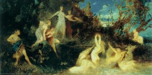 Die Jagd Der Diana — Hans Makart