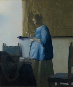 Donna Che Legge Una Lettera — Johannes Vermeer