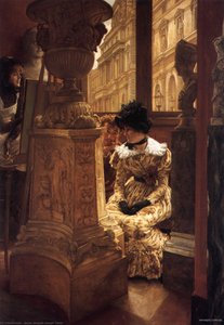 In The Louvre — Jacques Joseph Tissot