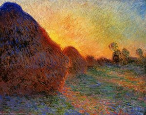 Hvedestakker (monets Række) — Claude Monet