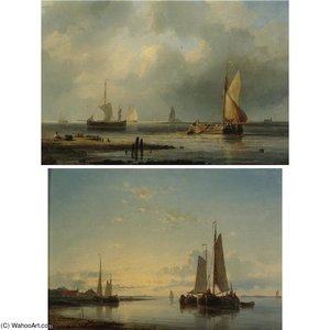 Sailboats In Harbor — Abraham Hulk Senior