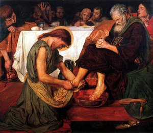 Jesus Washing Peter's Feet — Ford Madox Brown