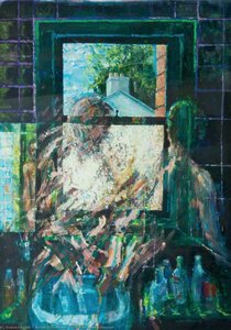 Self Portrait In Bathroom — Joseph Mcwilliams