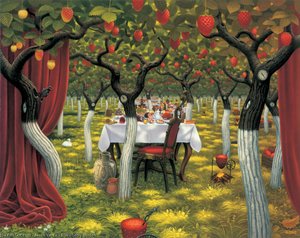 Strawberry Garden — Jacek Yerka