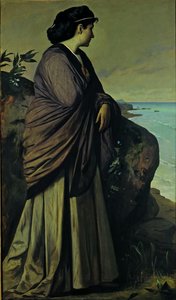 On The Seashore (modern Iphigenia) — Anselm Friedrich Feuerbach