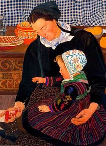 The Little Red Horse — Ernest Biéler