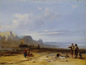 Peisaj Costier — Richard Parkes Bonington