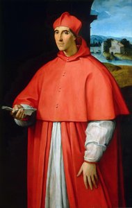 Portrait Of Cardinal Alessandro Farnese — Raphael