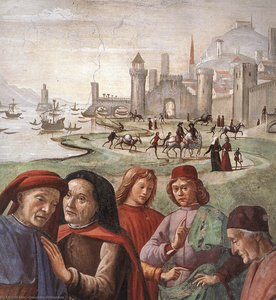 Entsagung Weltlicher Güter (detail) — Domenico Ghirlandaio