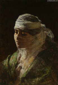 A Veiled Beauty — Frederick Arthur Bridgman