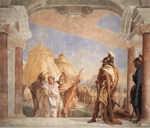 Eurybates And Talthybios Lead Briseis To Agamemmon — Giovanni Battista Fontana