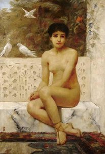 Ready For The Bath — Edwin Longsden Long