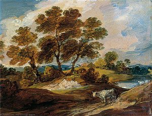 Landscape With A Cow And A Sheep — Gainsborough Dupont